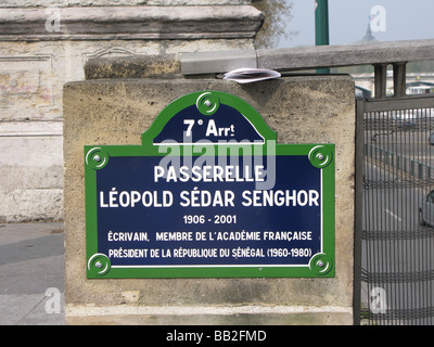 Segno di Parigi Foto Stock