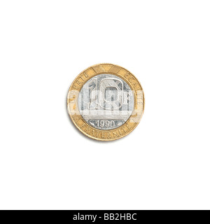 '10 francese franc coin' Foto Stock