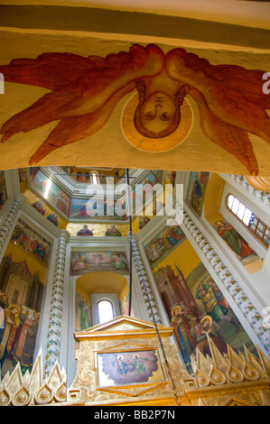 La Russia, Mosca, Piazza Rossa. Vista interna della Cattedrale di San Basilio . Foto Stock