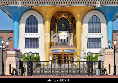 Il Muscat Oman opulento Al Alam sultani Palace close up di ingresso Foto Stock