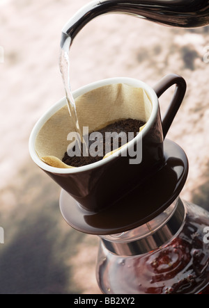 Antigoccia macchina da caffè Foto Stock