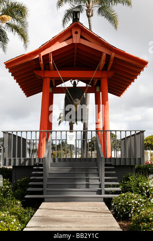 L'Amicizia Giapponese bell shelter island san diego california usa Foto Stock