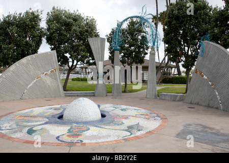 Perla del Pacifico da James t hubbell sul litorale park shelter island san diego california usa Foto Stock