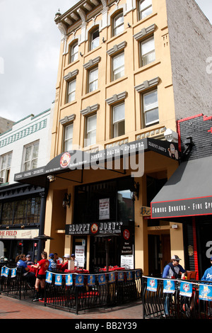 Esterno di sciatta joey una pizza & pasta ristorante fifth avenue Gaslamp Quarter di san diego california usa Foto Stock