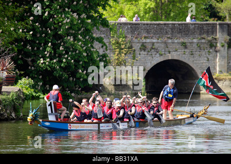 Dragon Boat gare a Abingdon, 2009 22 Foto Stock