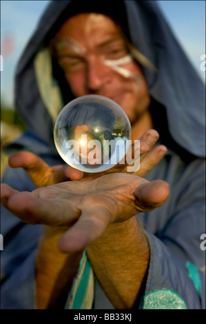 Glastonbury Festival 2008, Somerset, Inghilterra, Regno Unito Foto Stock