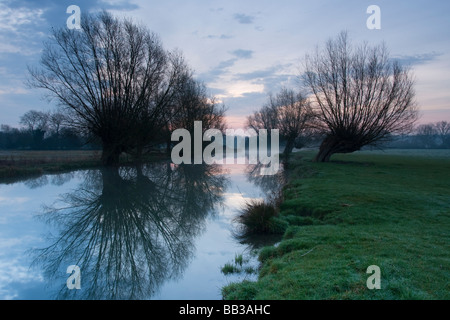 Fiume Stour a Flatford in Suffolk Foto Stock