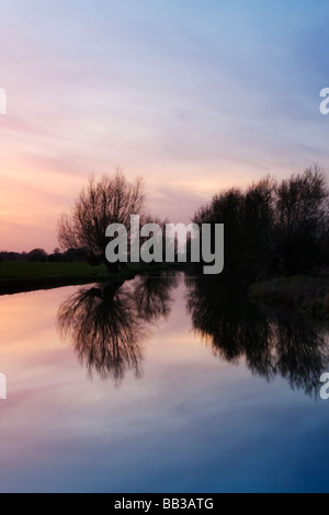 Fiume Stour a Flatford in Suffolk Foto Stock