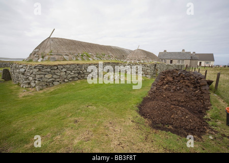 Arnol Regno Unito Scozia GB Blackhouse a Arnol isola di Lewis Foto Stock