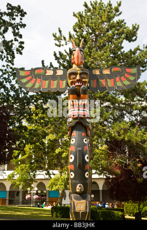 CANADA, British Columbia, Victoria. Thunderbird Park. Foto Stock