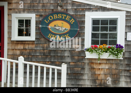 Stati Uniti d'America, New England, Maine, Ogunquit, aragosta Shack in Perkins Cove Foto Stock