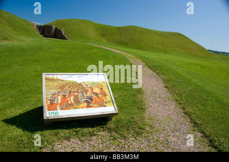 Canada, New Brunswick, Aulac. Fort Cumberland (aka Fort Beausejour), il sito storico nazionale. Foto Stock