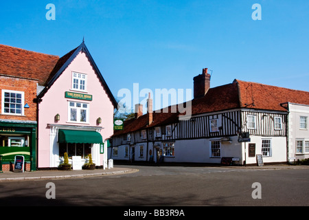 Dedham high street in Essex Foto Stock