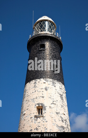 Spurn Point Lighthouse East Yorkshire England Regno Unito Foto Stock