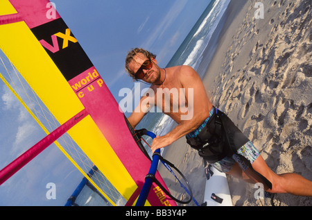 Windsurf, Hawaii Foto Stock