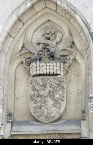 Europa Belgio Fiandre Occidentali, Bruges, variazione sulla cresta del Belgio Foto Stock