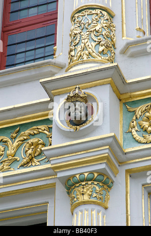 Europa Belgio Fiandre Occidentali, Bruges, il vecchio Registro Civile edificio, Brug square Foto Stock