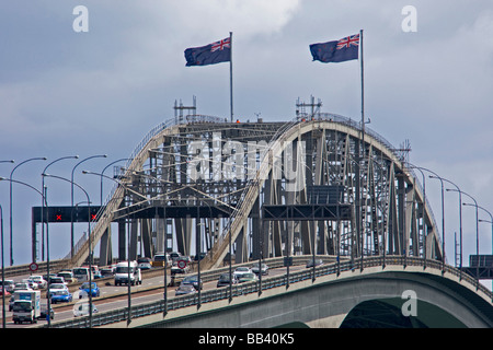 Auckland Harbour Bridge Auckland Nuova Zelanda Foto Stock