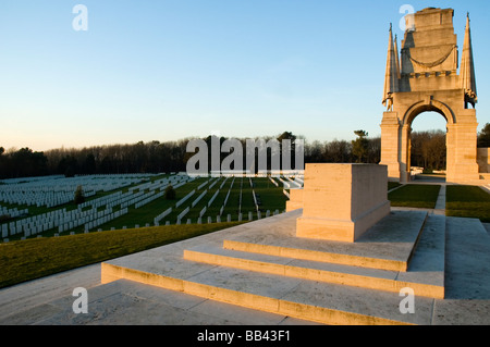 Etaples cimitero militare vicino a Boulogne sulla costa nord-occidentale della Francia. Foto Stock