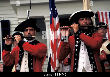 Nord America, USA, Virginia, Richmond. Il 4 luglio Rievocazione Storica Foto Stock