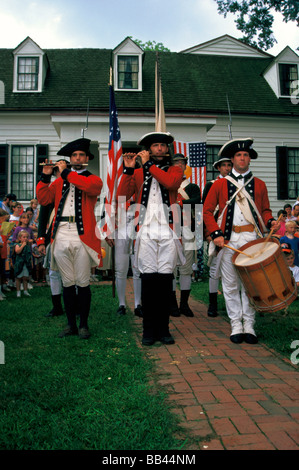 Nord America, USA, Virginia, Richmond. Il 4 luglio Rievocazione Storica Foto Stock