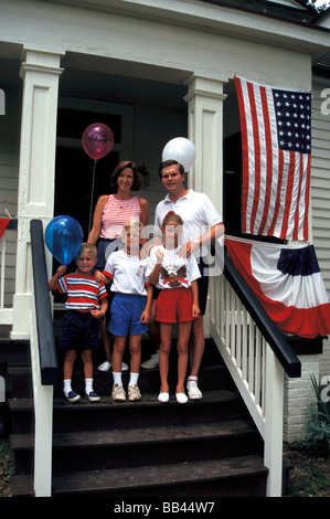 Nord America, USA, Virginia, Richmond. Il 4 luglio la celebrazione (MR) Foto Stock