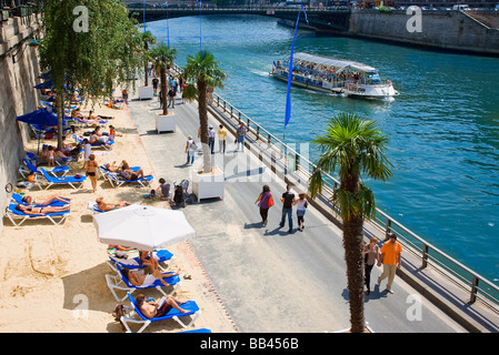 PARIS PLAGE PARIGI Foto Stock
