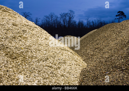 Materie plastiche da Electronics strutture di riciclaggio in Kematen, Austria Foto Stock