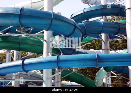 Scivoli d'acqua, nuoto bagno, Scheveningen, Paesi Bassi Foto Stock