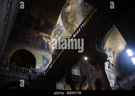 Venezia: la Basilica di San Marco interni 2 Foto Stock