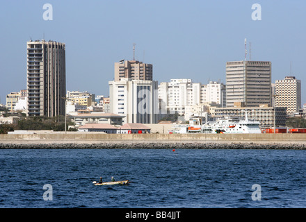 Senegal: skyline della moderna Dakar Foto Stock