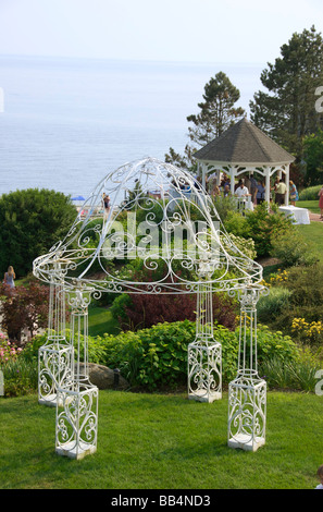 Stati Uniti d'America, Connecticut, Westbrook, gazebo per matrimoni, resort Foto Stock