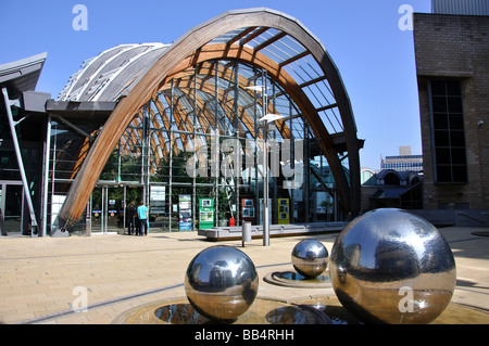 Sheffield giardino d'inverno, Tudor Square, Sheffield South Yorkshire, Inghilterra, Regno Unito Foto Stock