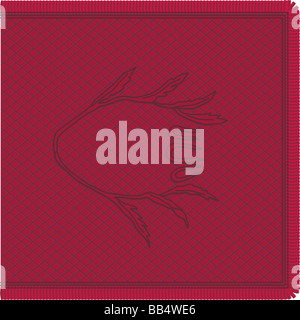 Storica bandiera degli Stati Uniti d'America. Realizzato nel 1780, la bandiera di battaglia del Col. William Washington ha volato al finale batt Foto Stock