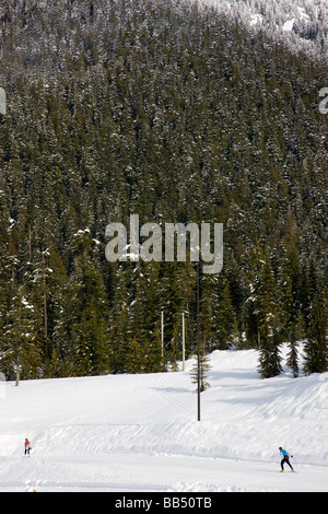 Il Whistler Olympic Park ospita del nordic eventi in quelli invernali di Vancouver 2010 Whistler della Columbia britannica in Canada Foto Stock