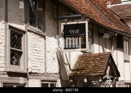 Inghilterra Berkshire Cookham Ferry Lane Traghetto Pubblico segno della casa Foto Stock