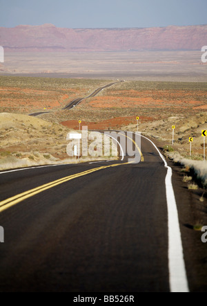La US Route 89 attraverso Utah / Arizona, Stati Uniti. Foto Stock