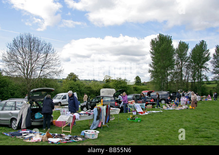 Paese Carboot Fair Foto Stock