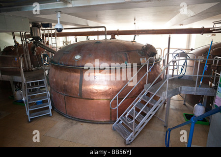 All'interno della Greene King birreria a Bury St Edmunds, Suffolk, Regno Unito Foto Stock