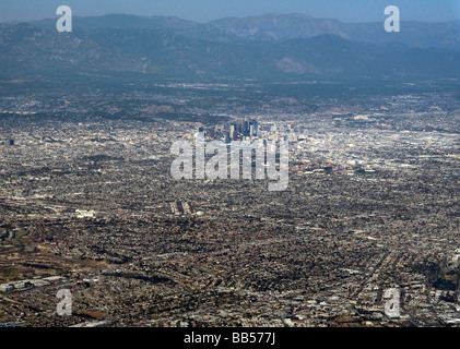 Vista aerea della città di Los Angeles, California. Foto Stock