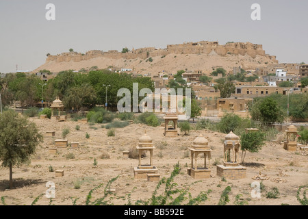 India Rajasthan Jaisalmer Fort Foto Stock