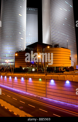 Tel Aviv Azrieli Towers, Israele Foto Stock