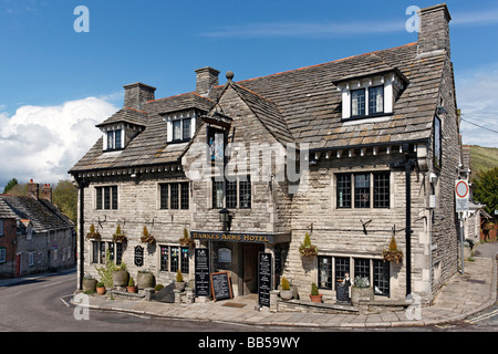 Bankes Arms Hotel in Corfe Castle Dorset Foto Stock