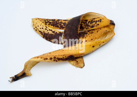 Buccia di banana Foto Stock
