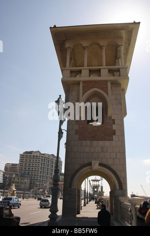 Nuovo ponte di Alessandria d'Egitto Foto Stock