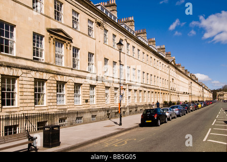 Great Pulteney Street, Bath, Inghilterra, Regno Unito Foto Stock