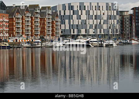 La nuova costruzione (2009) palazzo universitario, Ipswich, Suffolk, Regno Unito. Foto Stock