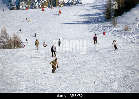 La stazione di sci di Isola 2000 nel parco nazionale del Mercantour Foto Stock