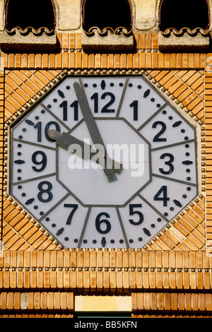 Art Deco design orologio Foto Stock