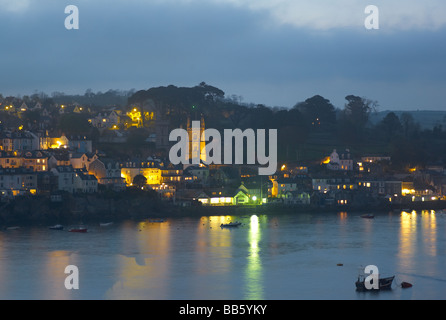 Fowey Harbour Cornwall Regno Unito Foto Stock